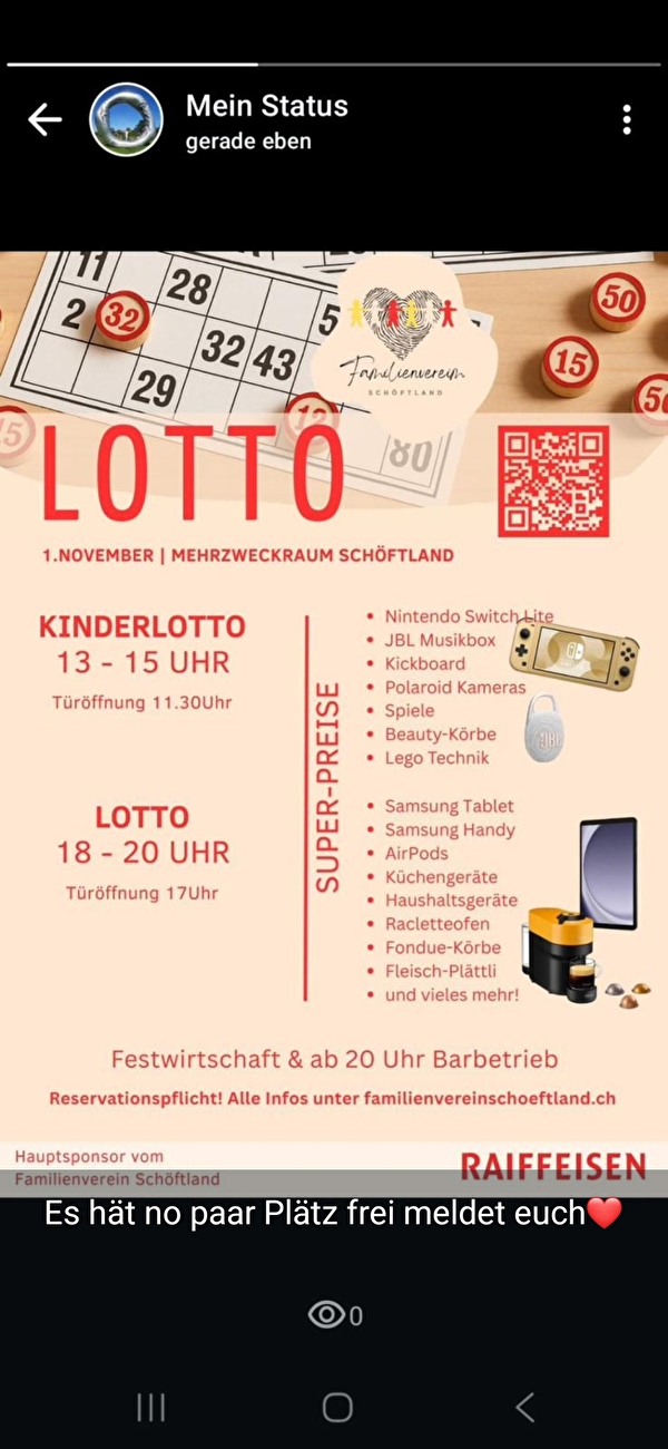 Lotto - Familienverein Schöftland