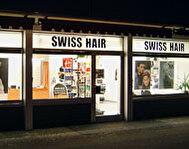 Swiss Hair - Geschäft Frontansicht