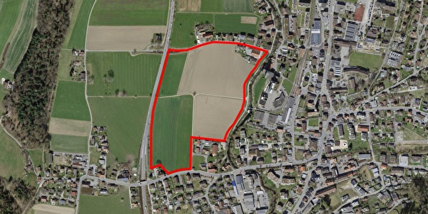 Hegmatte - Situationsplan (Luftbild)