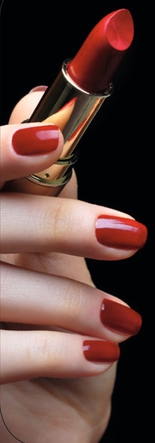 Prestige Nails - Logo Nägel/Lippenstift