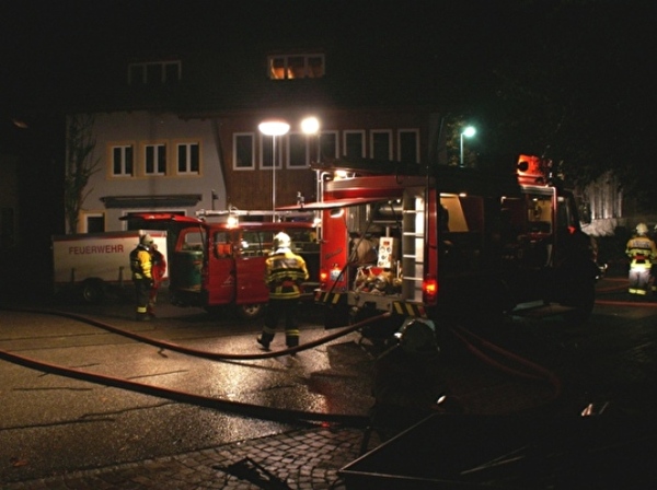 Die Feuerwehr übt den Ernstfall