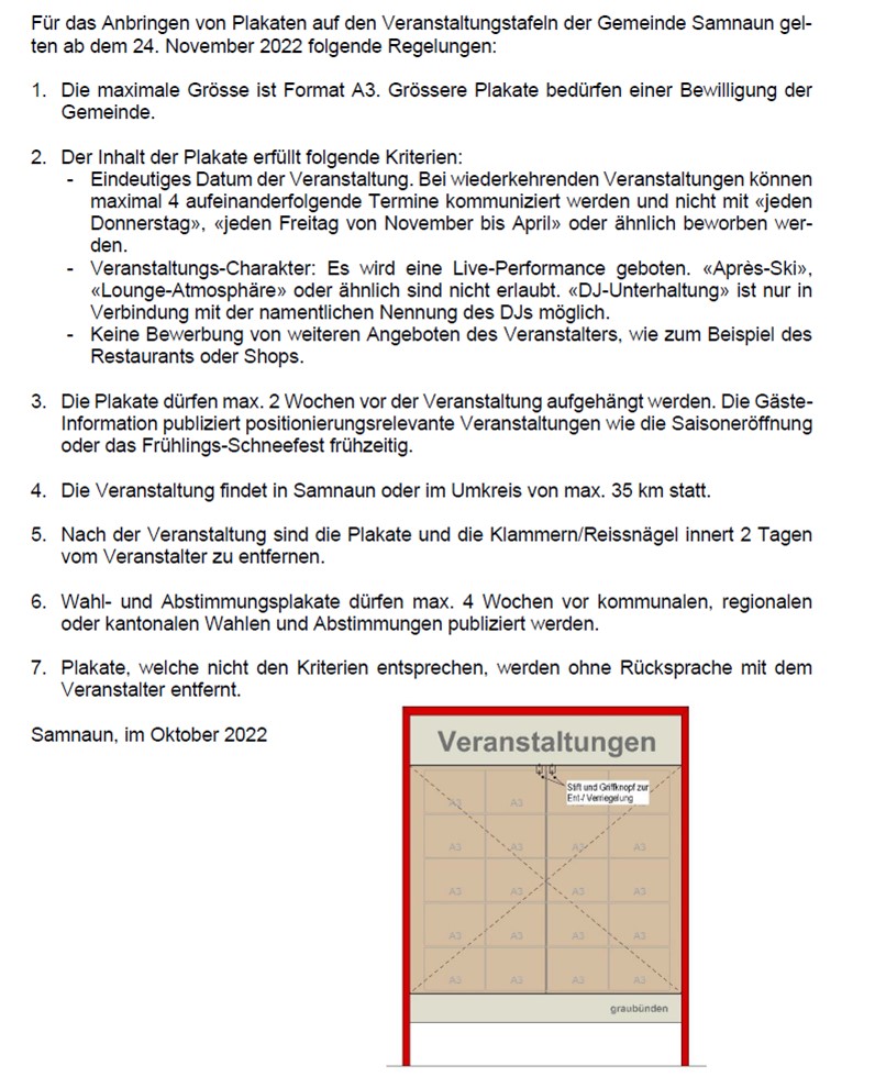 Regeln-Plakatieren