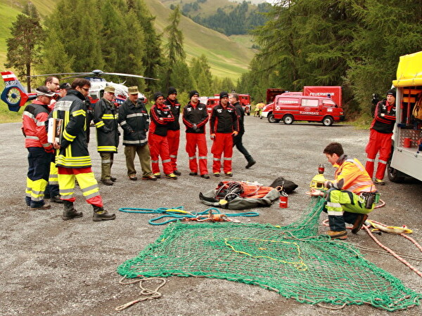 Waldbrandübung