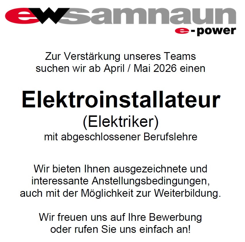 Stellenausschreibung