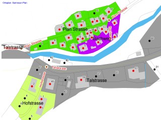 Ortsplan Samnaun-Plan