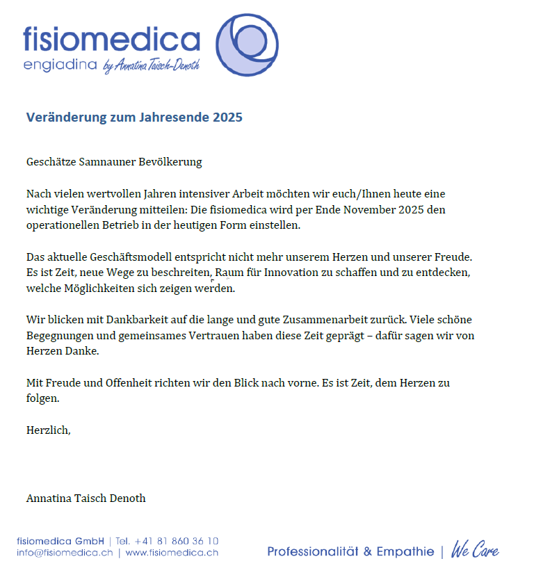 Betriebsschliessung
