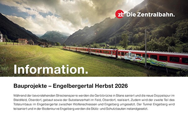 Bauprojekt Zentralbahn