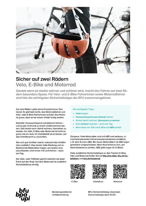 Sicher auf zwei Rädern