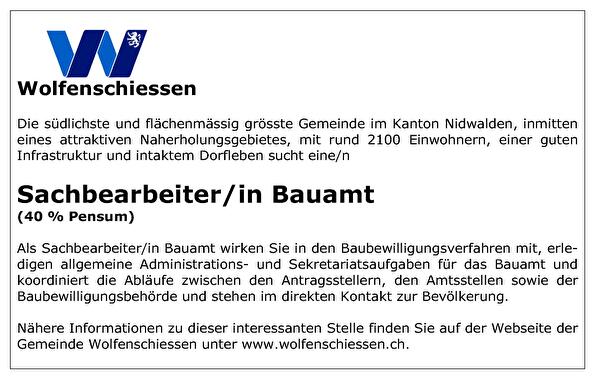 Stellenausschreibung