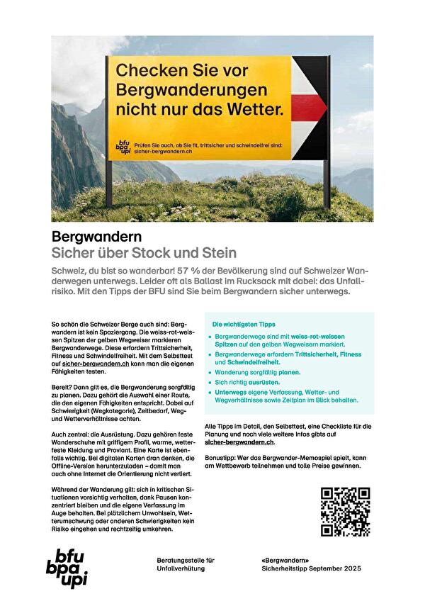 Sicher über Stock und Stein