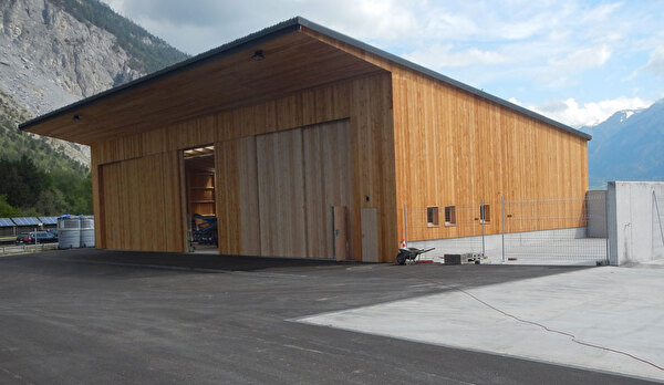 Gebäude Recyclingplatz Plong Muling