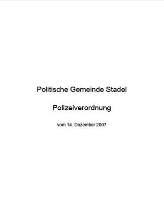 Screenshot Polizeiverordnung