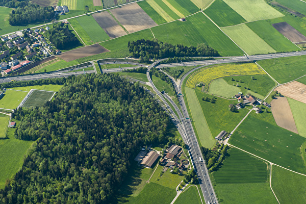 Autobahnverzweigung Blegi bei Cham