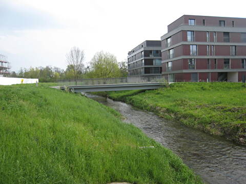 Neue Lorzenbrücke in Hagendorn