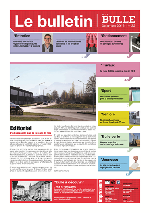 Première page du bulletin