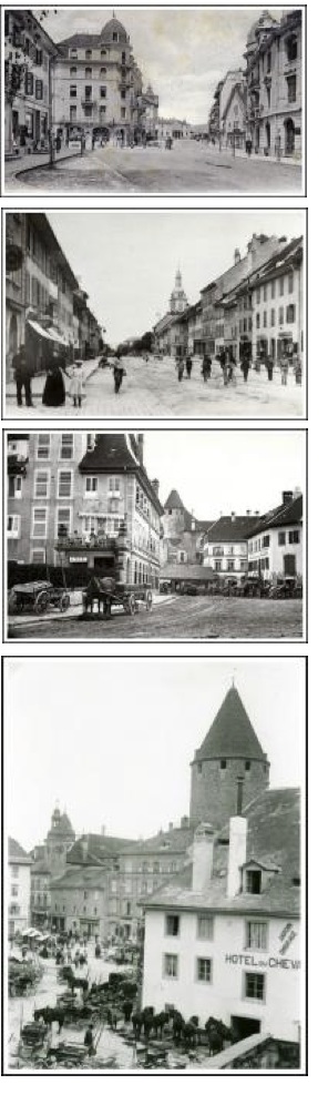 rue avec bâtiment de chaque côté 
