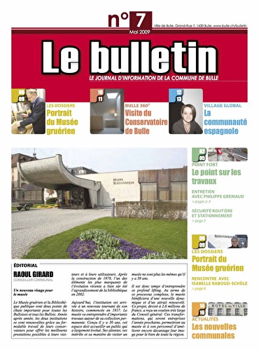Bulletin numéro 7