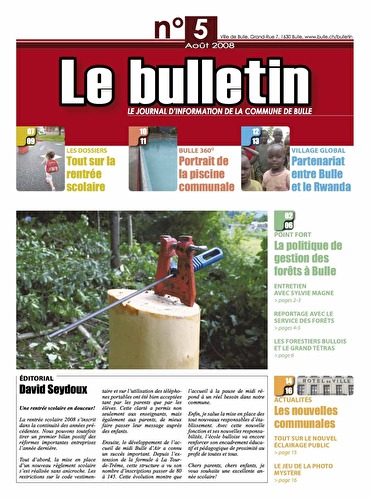 Bulletin numéro 5