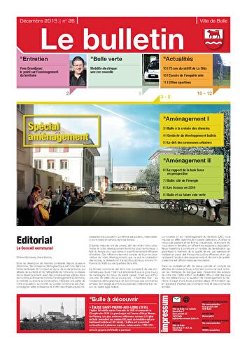 1ère page de la Couverture du Bulletin