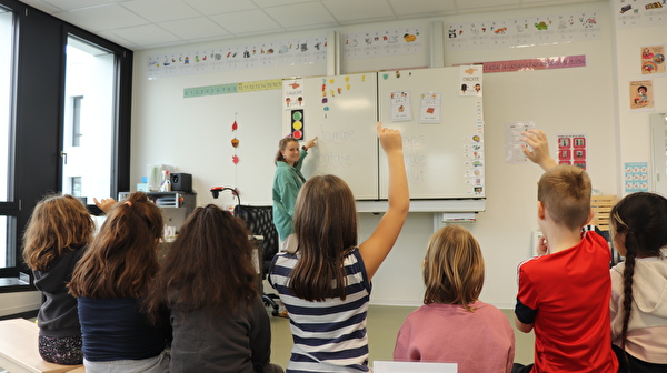 élèves en classe