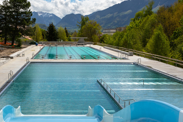 piscine en plein air