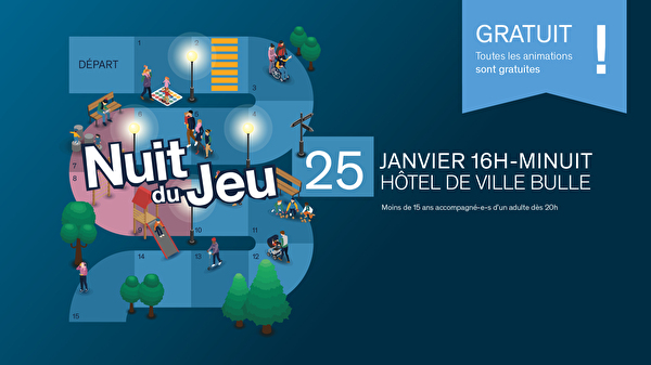 affiche nuit du jeu