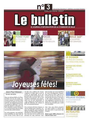 Bulletin numéro 3