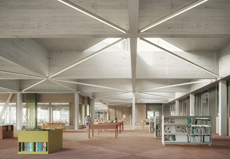 Musée gruérien intérieur bibliothèque