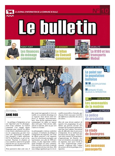 Bulletin numéro 10