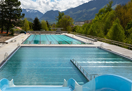 piscine en plein air