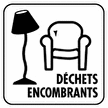 symbole déchets encombrants