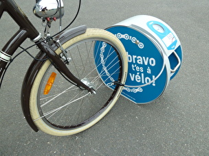 Pompes à vélo en libre-service