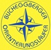 Logo Bucheggberger Orientierungsläufer gelber Grund blaue Schrift Stern