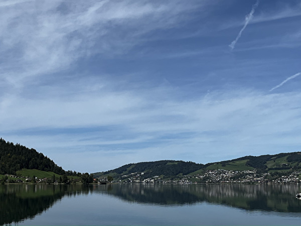 Sicht auf Ägerisee