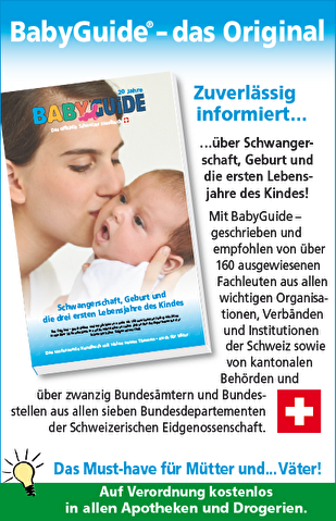 Abbildung der Broschüre Babyguide