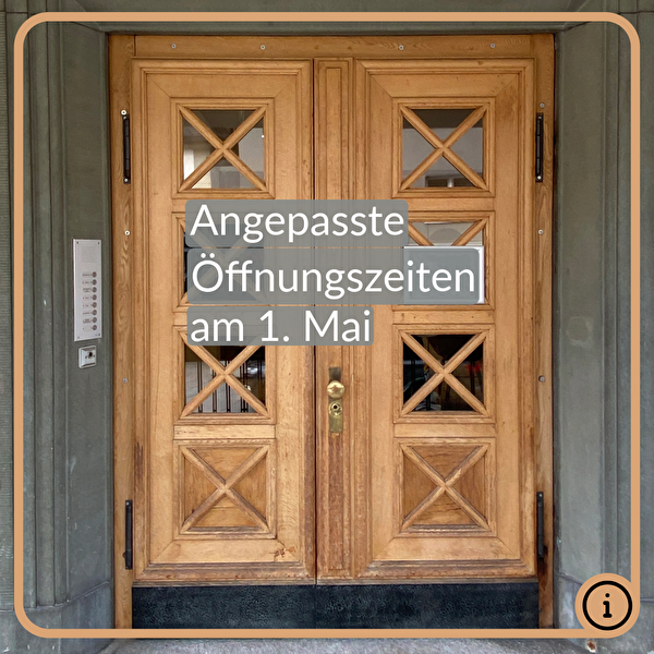 Eingangstüre Gemeindehaus