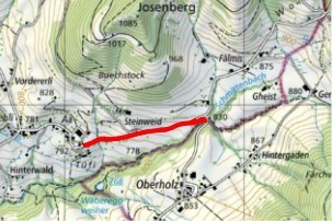 Plan Sperrung Hüeblistrasse