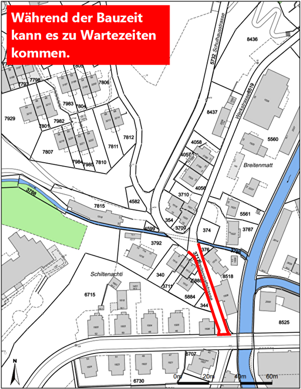 Verzögerungen an Breitenmattstrasse