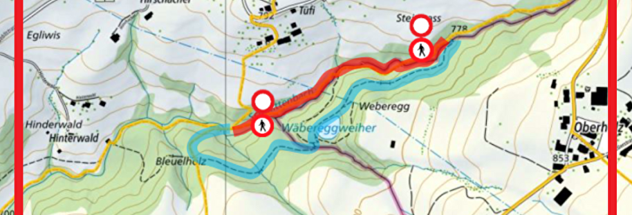 Strassenplan Schmittenbach