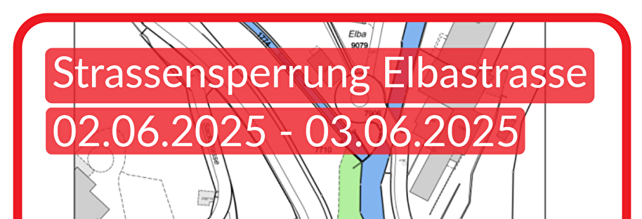 Strassenplan Elbastrasse 