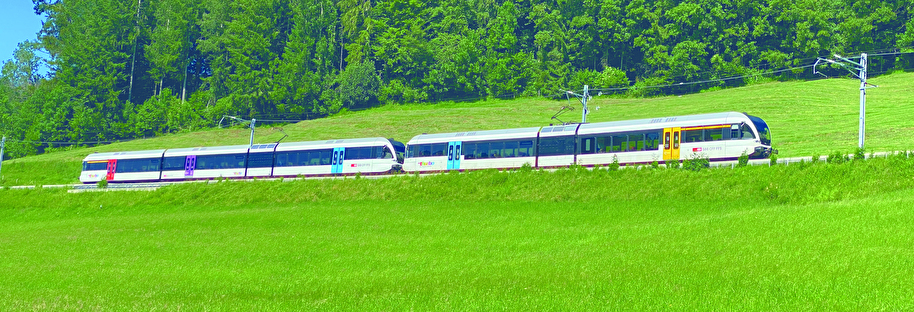 Thurbo Zugkomposition zwischen Gibswil und Wald