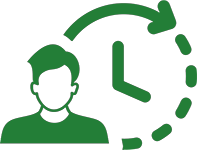 Icon Arbeitszeit