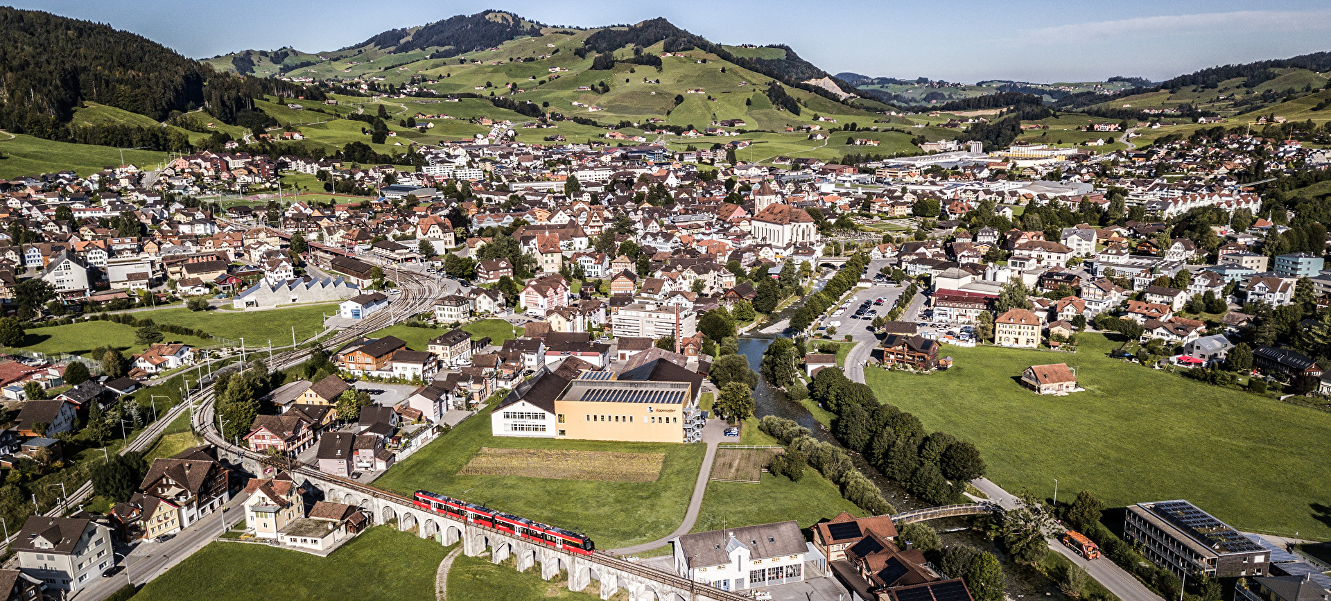 Flugansicht Appenzell