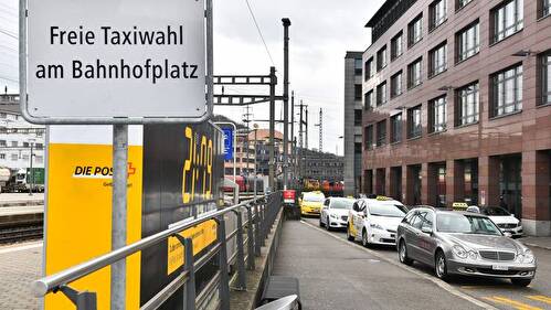 Taxistandplatz am Bahnhof Olten