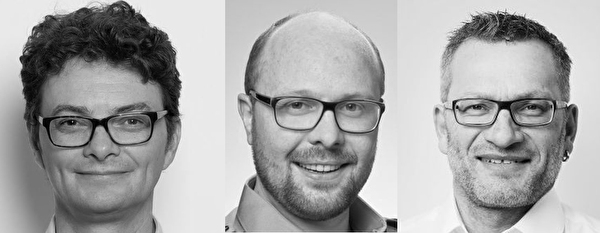 Daniel Lehmann Pollheimer, Philipp Schürch und Ruedi Kaspar