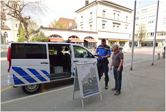 Die Stadtpolizei Olten kommt im April zu Ihnen ins Quartier 