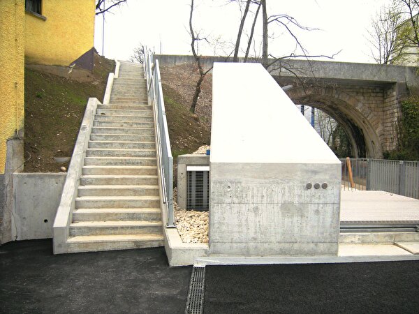Treppe Hammerbahnhof-Schützenmatte