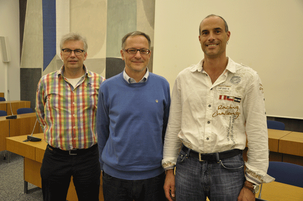Die drei Vorstandsmitglieder Imre Csillag, Christian Bühlmann (Präsident) und Kurt Hubschmid