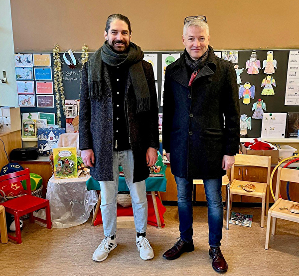 Stadtrat Nils Loeffel und Stadtpräsident Thomas Marbet