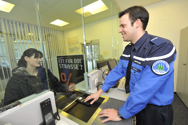 Schalter Stadtpolizei Olten